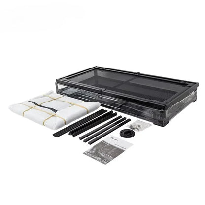 50 Gal 189 L Reptile Tank With Full Glass Sides Custom  Reptile Habitat Products Black Reptile Terrarium Cage