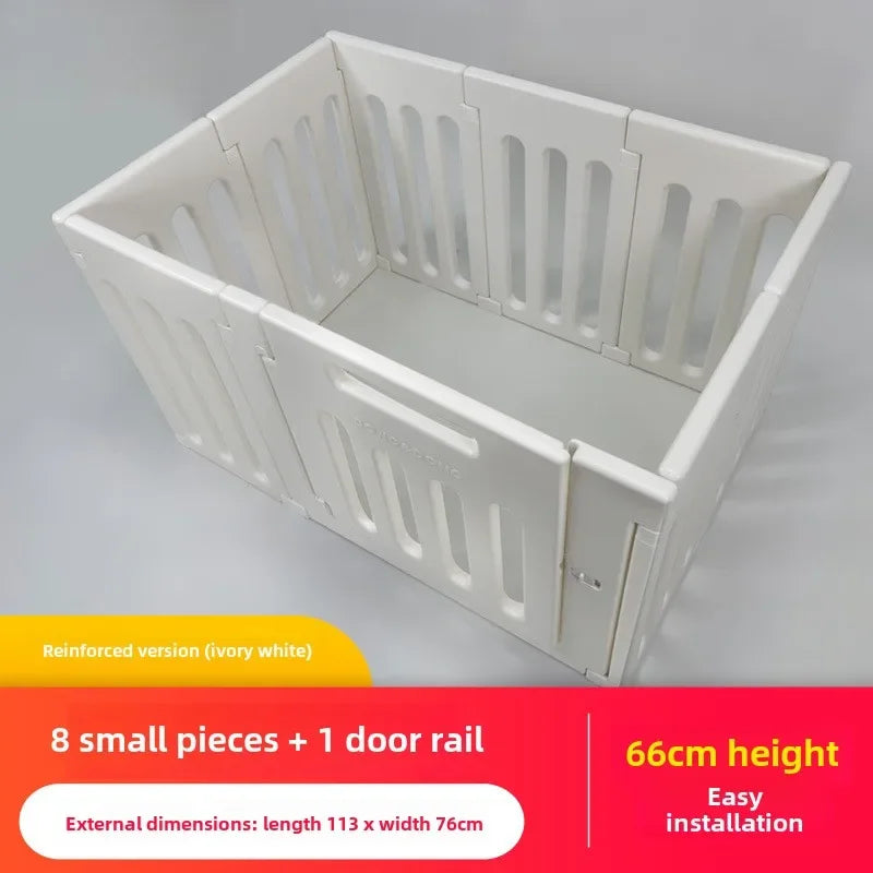 Open Top Small Dog Indoor Cage 66CM Away From Door Plastic Fence Eco-friendly Dog Cage Pet Animal Products Supplies Accessories