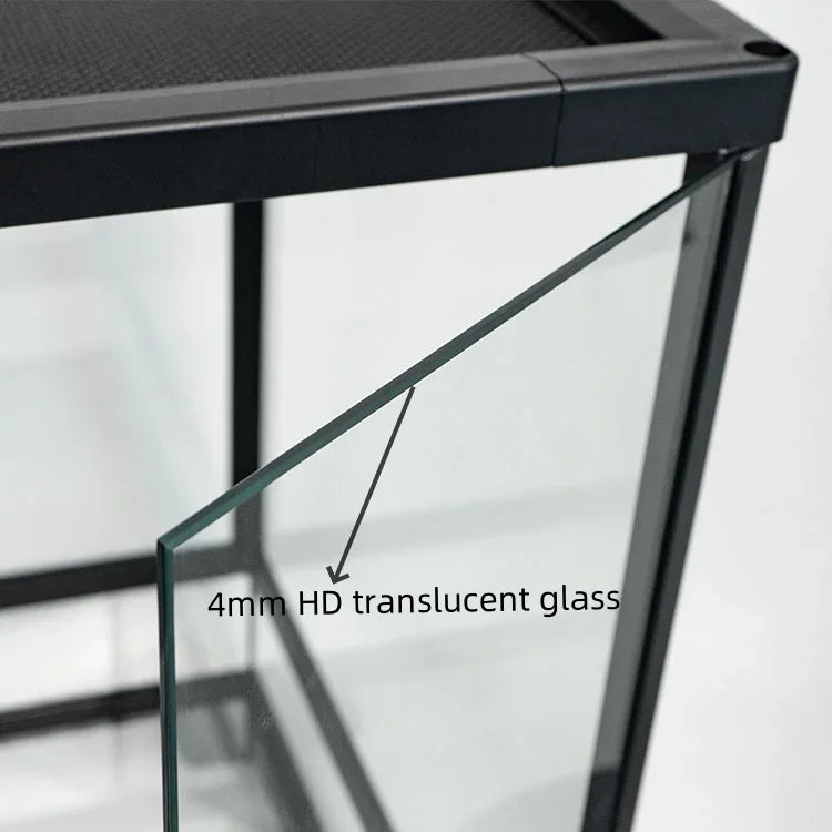 Relaxlines Ecological Landscape Rainforest Style Glass Terrarium Reptile Tank Aquarium Breeding Reptile Terrarium Tank