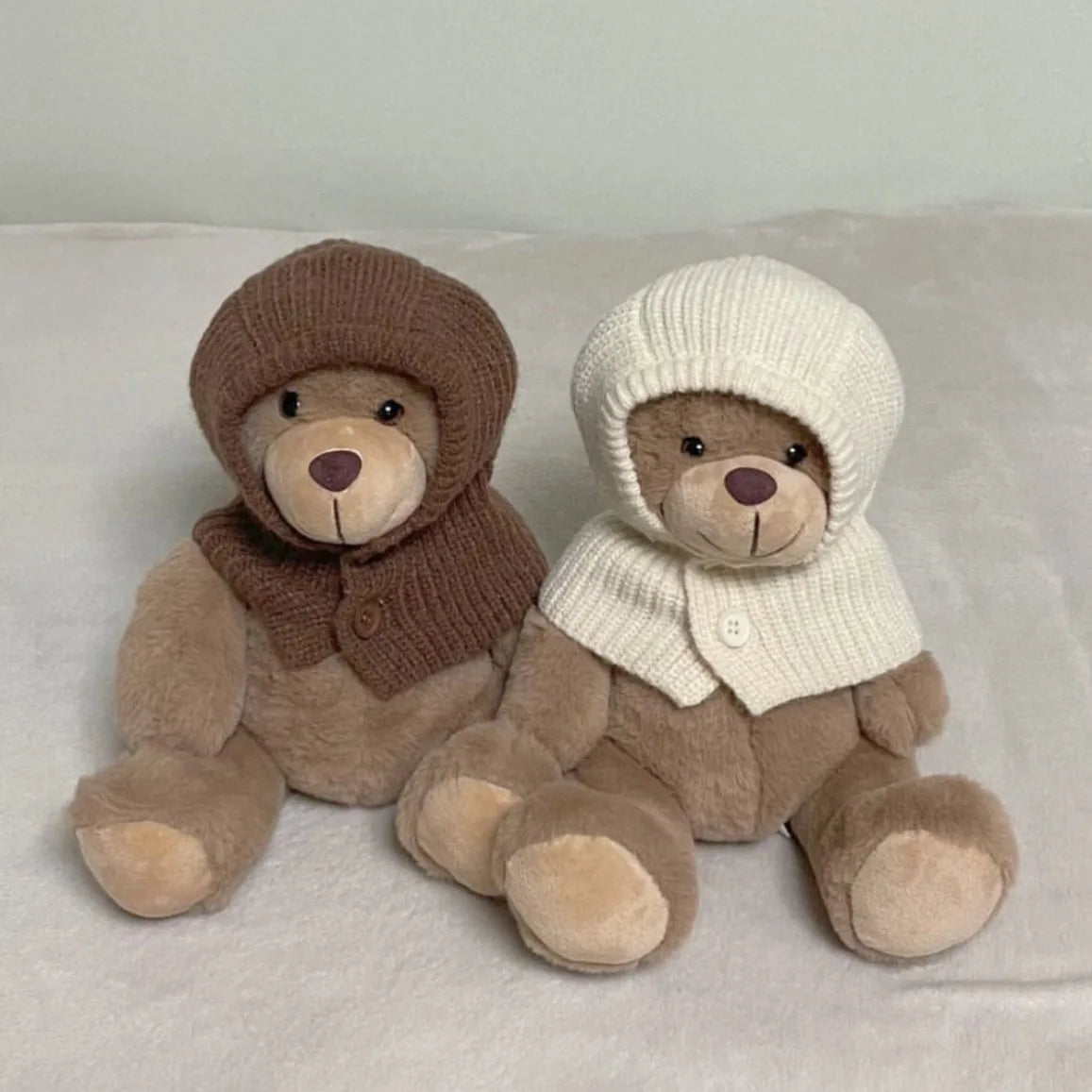 Pet Warmth Cover Head Knitted Hat Dog Small Dog Decoration Teddy Dog Accessories Small Dogs Winter Pet Warm Pullover Hat