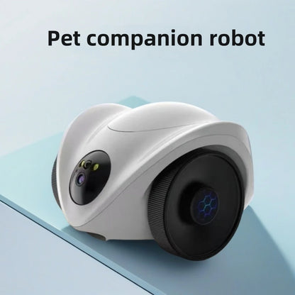 Robot Dog Interactive Feeder Wifi Link Cat Companion Food Treat Automatic Dispenser Cat Dog Interactive Toy