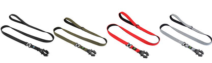 5Ft Nylon Large Dog Leash Tactical Frog Clip Metal Padded Control Handle Durable Military German Shepard Rope Training Supplie