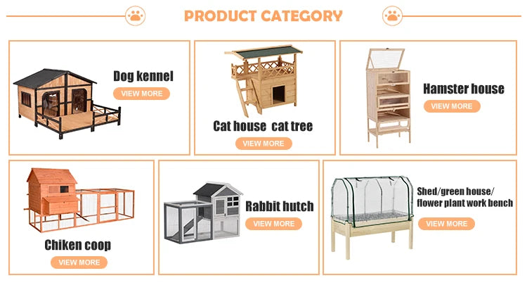 High Quality Dog House Outdoor 2 Story Dog House Waterproof Dog House For Sale