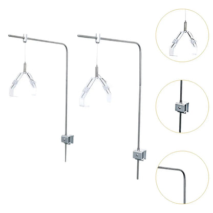 2Pcs Aquatic Plant Lighting Holder, Aquarium Light Bracket Mount for Marine Tanks, Fish, Aquatic Plants, Saltwater