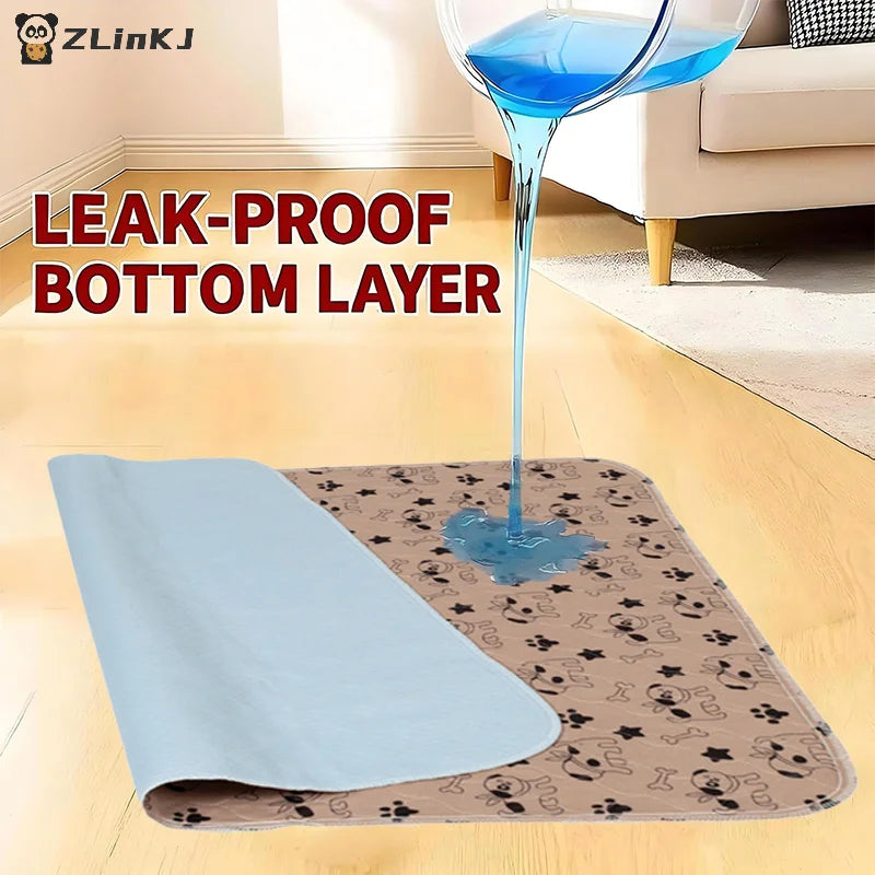 1Pcs Puppy Pads With Pheromones, Washable PuppyPad Pee Pads, Ultra-Durable 4-Layer Leak-Proof Training Mats With Non-Slip Bottom