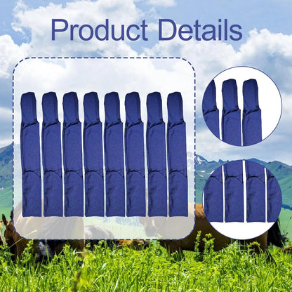 8Pcs Horse Mane Bags Prevents Tangles Rubbing Out and Breakage Wraps for Farm Outdoor Grooming Supplies Horse Care Stable