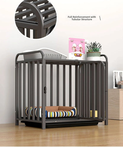 Indoor Large Medium Dog Cage with Toilet Pet Dog House Fence for Samoyed Labr Dog Cages Kennels And Run Outdoor Supplies