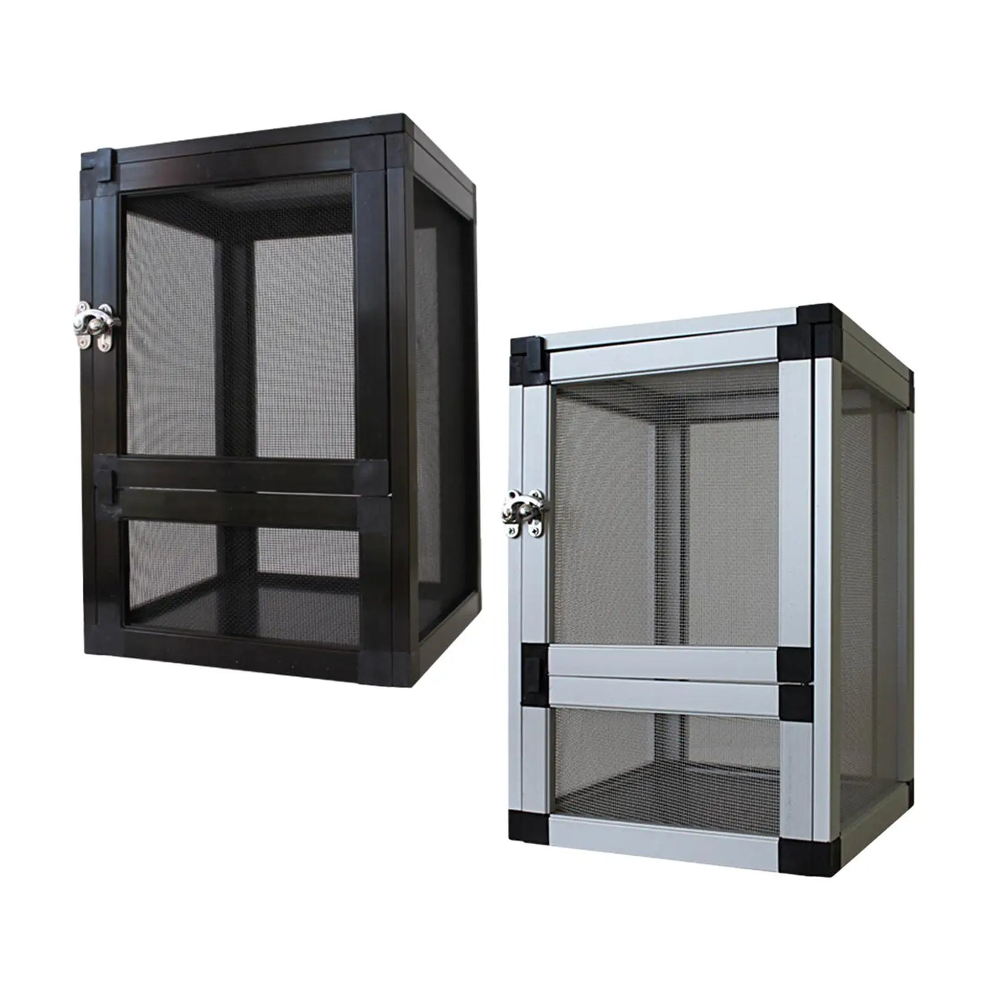 Air Screen Cages Storage Portable Reptile Cage Reptiles Habitat Breeding Box for