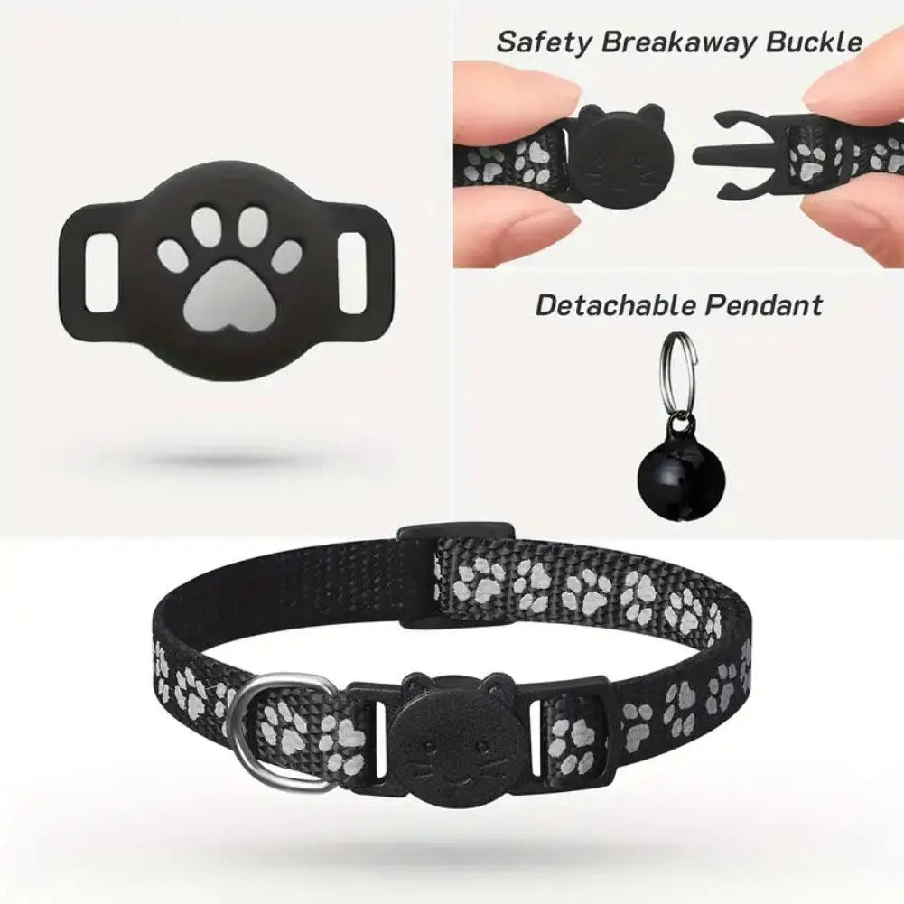 Cat Trackers GPS Cat Tracker Collar Pet Kitten GPS Collar Multifunctional Pet Smart GPS Trackers Pets Accessories iOS compatible