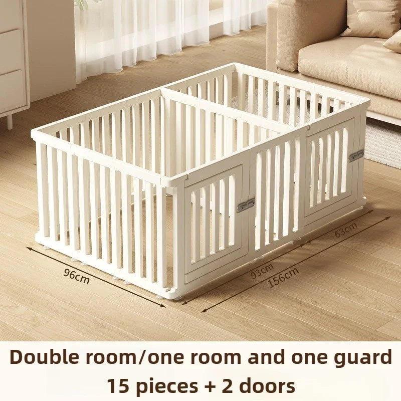 Pet Fence Interior Household Dog Fence Safety Protection Fence Anti Escape Free Splicing Dog Cage Portable Pet Partition Product