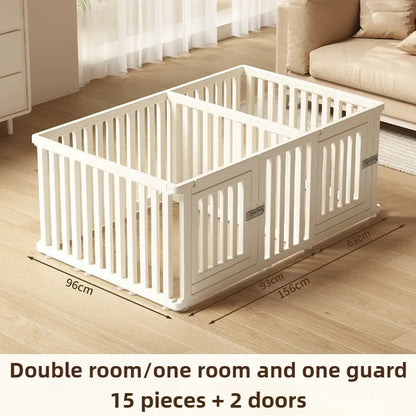 Pet Fence Interior Household Dog Fence Safety Protection Fence Anti Escape Free Splicing Dog Cage Portable Pet Partition Product
