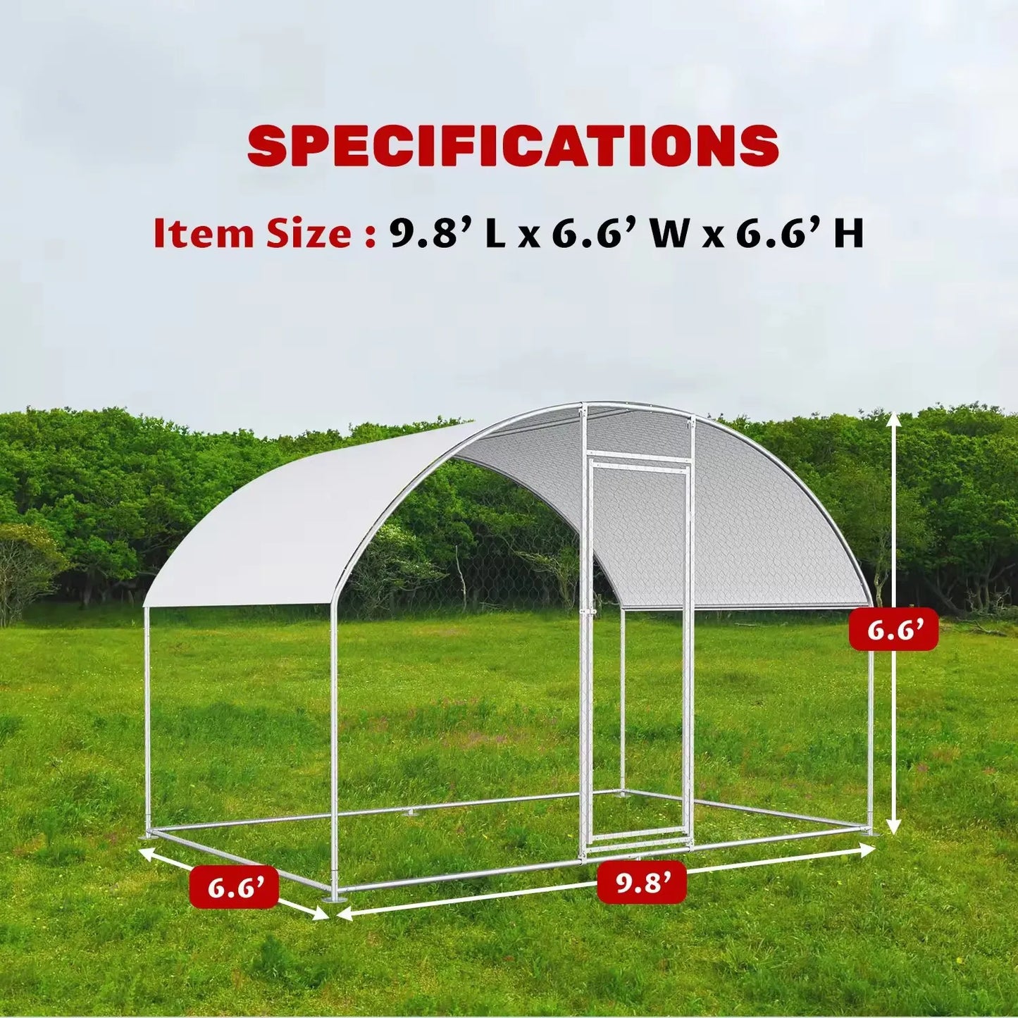 Outdoor Large-scale Chicken Duck Breeding Shed Nests Weatherproof Farm Poultry Cages Simple Breathable Pet Supplies Accessories