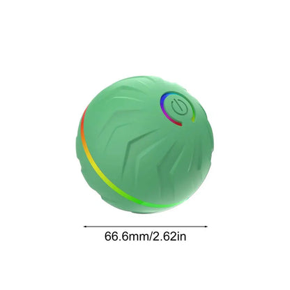 Rolling Ball Dog Toy Automatic Interactive Toy Pet Toy Ball USB Rechargeable Dog Chew Ball Pet Supplies For Backyard Park Garden