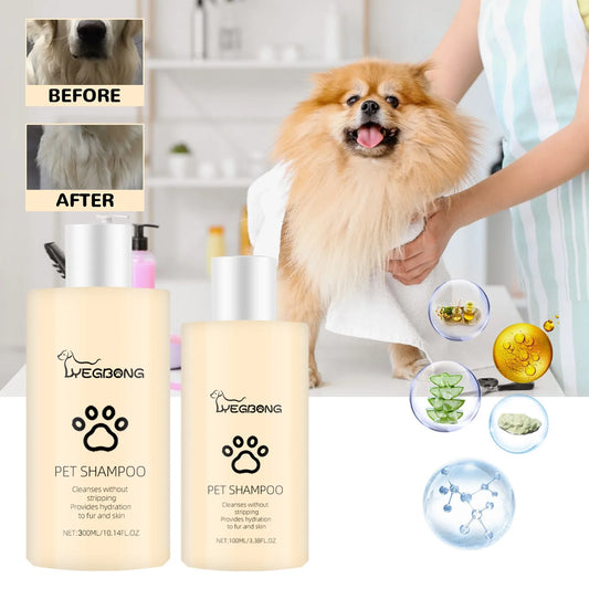 Pet Shampoo Dog Shampoo And Coat Wash For Hydrating Cleansing And Adding To Pet Hair-300ml