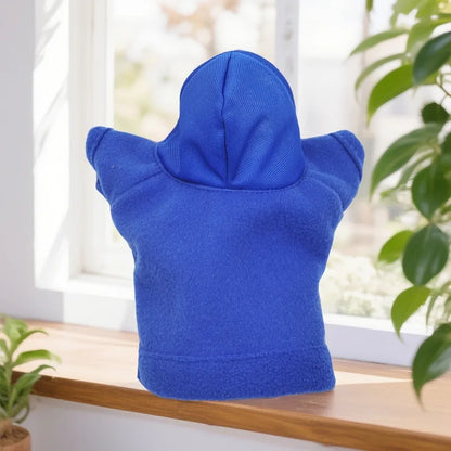 Lizards Clothes for Bearded Dragon Plush Hoodies Leopard Gecko Costume, Reptile Hoodies Apparel for Skin Protection