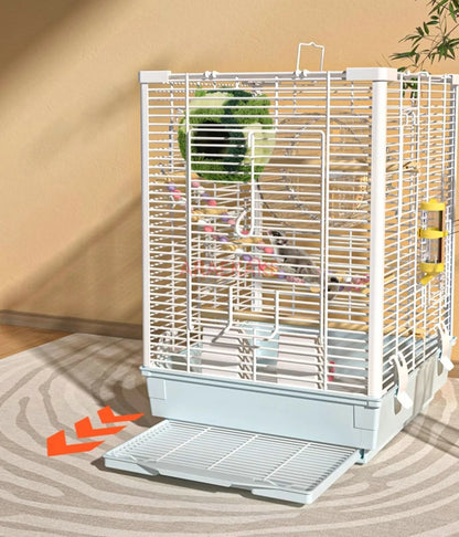 Honey bag glider breeding cage, special insulation and encryption cage for flying mice, flower branch rat wire cage, squirrel