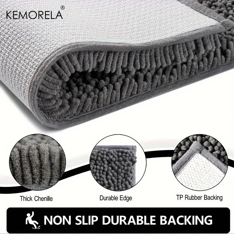 Super Absorbent Mud Mat for Dogs - Quick Dry Microfiber, Non-Slip, Washable, and Easy to Clean - Perfect for Indoor Entry Door