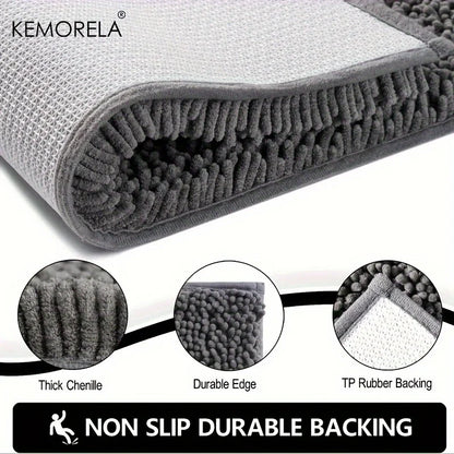 Super Absorbent Mud Mat for Dogs - Quick Dry Microfiber, Non-Slip, Washable, and Easy to Clean - Perfect for Indoor Entry Door