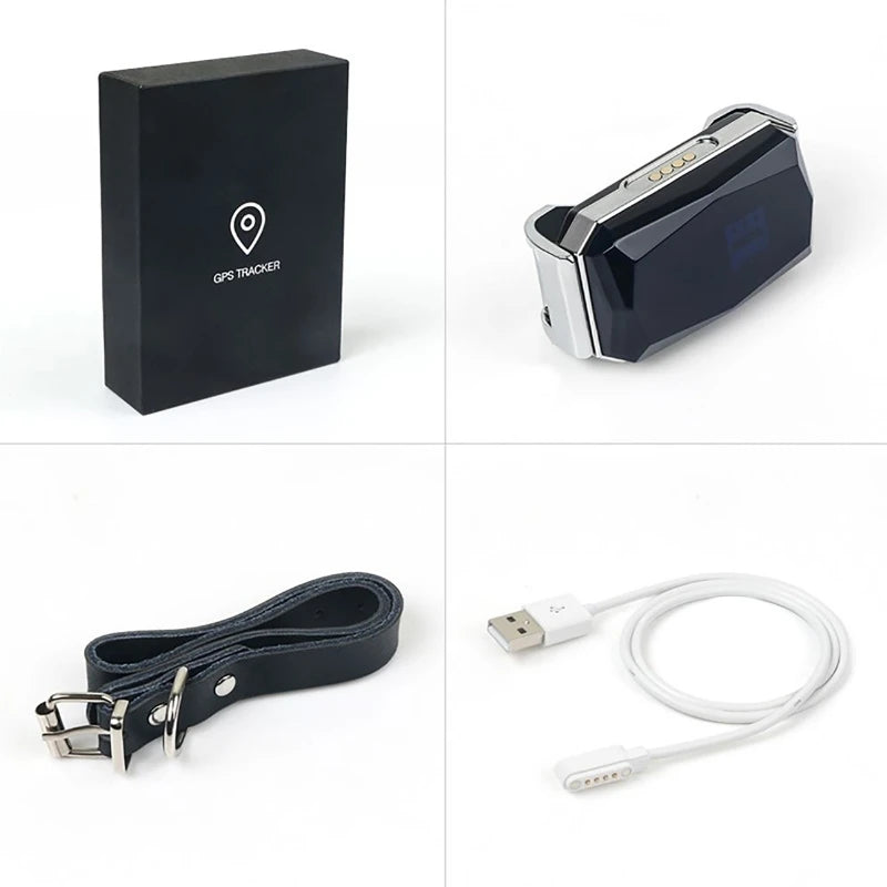 Waterproof Pet Collar Wifi Mini Light GPS Tracker For Pets Dogs GPS Tracker Kids Personal Locator Anti-Lost Tracking Device