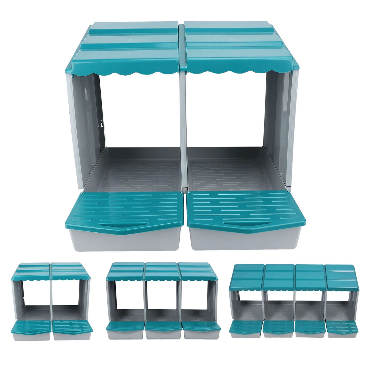 Chicken Nesting Box PP Chicken Egg Laying Box for Hens Ducks Poultry Comfortable Spacious Easy To Clean Chicken Egg Laying Box