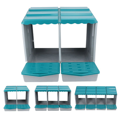 Chicken Nesting Box PP Chicken Egg Laying Box for Hens Ducks Poultry Comfortable Spacious Easy To Clean Chicken Egg Laying Box