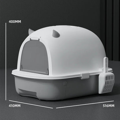 Extra Large Odor-proof Cat Litter Box Fully Enclosed Cat Toilet Foldable Storage Drawer-style Cat Litter Box Pet Supplies
