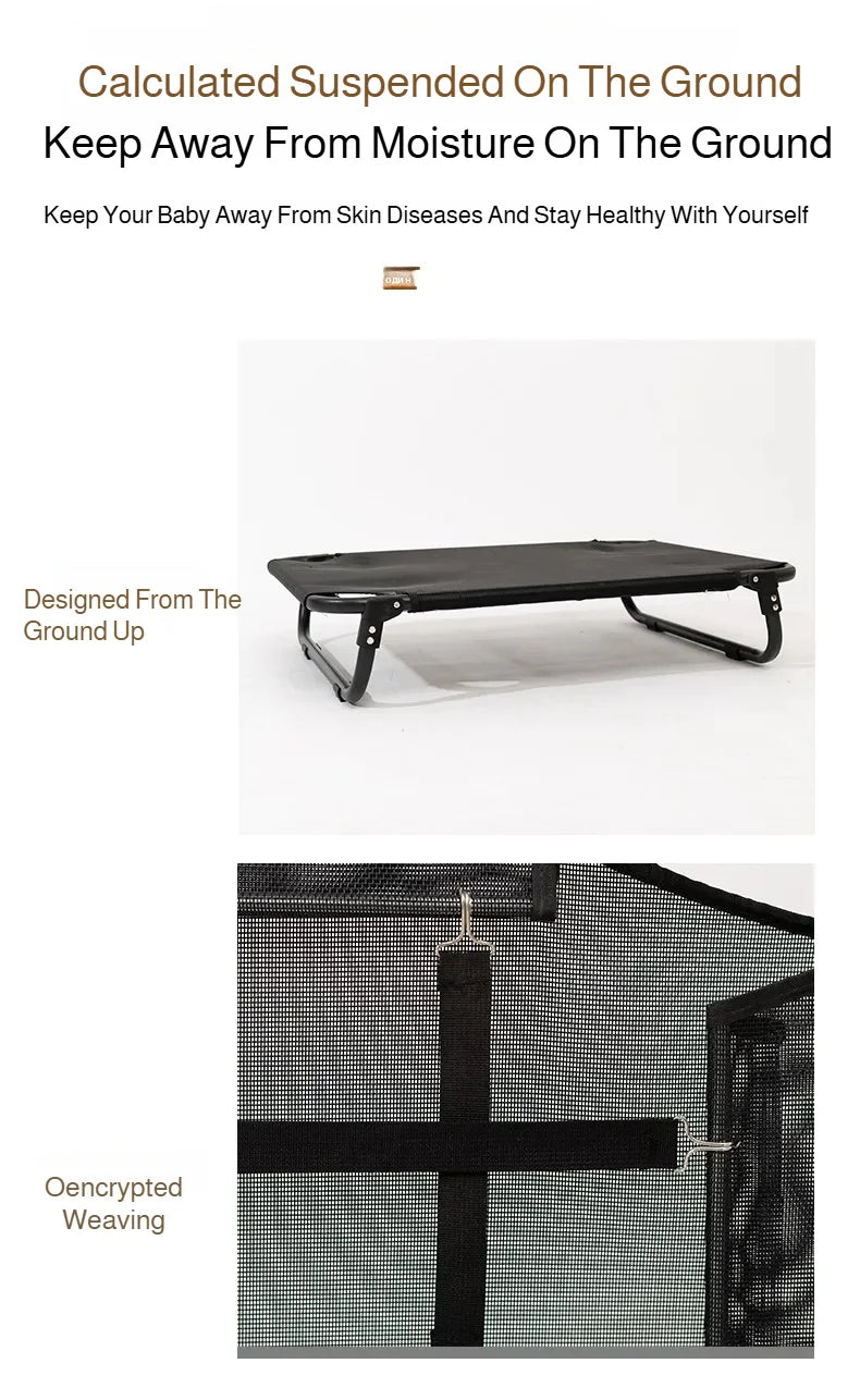 Foldable Dog Bed All Season Large And Small Dogs Detachable Waable Military Sle Dog House Pet Supplies for Summer Use