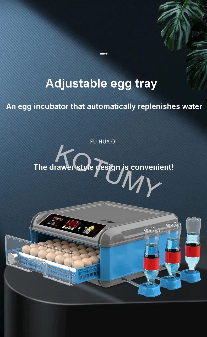 Incubator, Chicken Automatic Intelligent Small Incubator, Chicken Duck Goose Household Incubator, Mini Water Bed Incubator