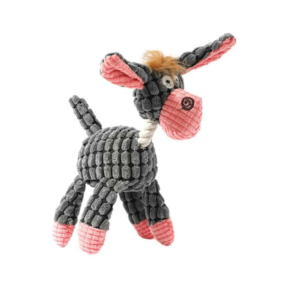 Toys, Dog-bite Toys, Dog-bite Sound-making Toys, Funny Donkeys, Tough and Tooth-grinding Pet Plush Toys