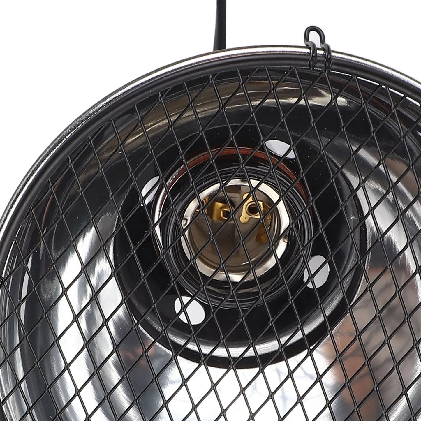 5.5in Reptile Lamp Fixture Uniform Heating Professional Shallow Dome Lamp Cap for Amphibians
