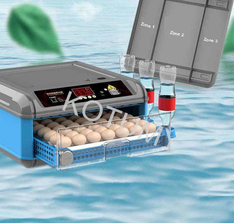 Incubator, Chicken Automatic Intelligent Small Incubator, Chicken Duck Goose Household Incubator, Mini Water Bed Incubator
