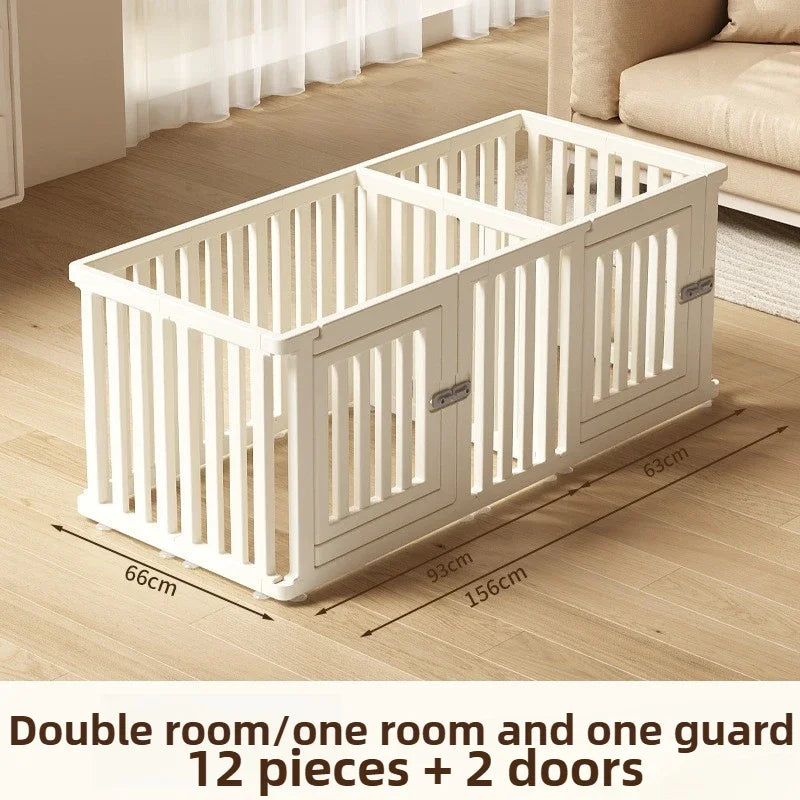 Pet Fence Interior Household Dog Fence Safety Protection Fence Anti Escape Free Splicing Dog Cage Portable Pet Partition Product
