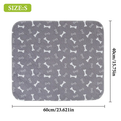 Pheromone-Infused Puppy Pads, Reusable Dog Training Pee Mats, Robust 4-Layer Leak-Proof Padding with Anti-Slip Base