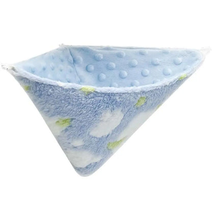 Fashion Hanging Small Pet Cage Flannel Velvet Warm Pet Hammock Breathable Squirrel Beds for Sugar Glider Parrot Hamster