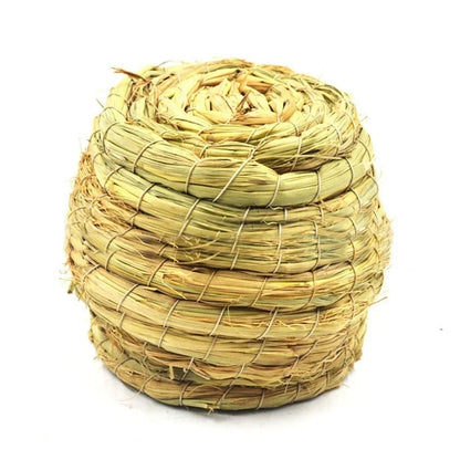 Handmade Straw Natural Bird Nest/Pigeon Bird House Parrot Nest Warm Pet Bedroom Courtyard Bird Cages Adornment