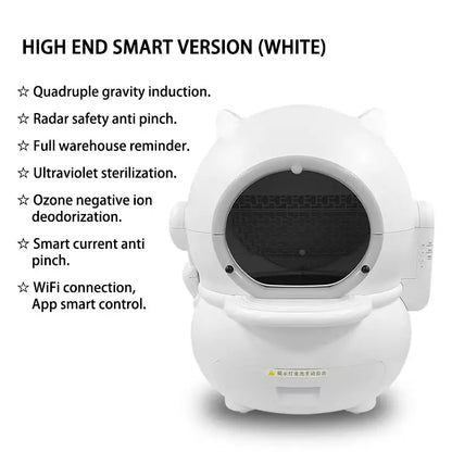 Automatic Cat Box Large Capacity Cat Toilet Drawer Type Easy To Clean