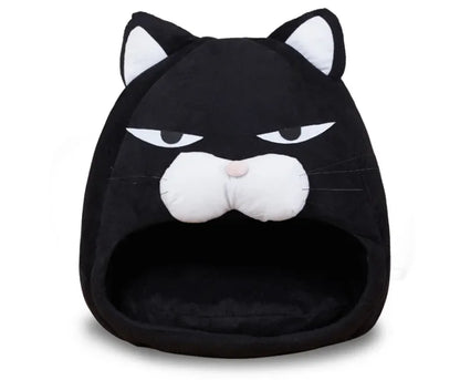 Warm Black Cat Shape House/Bed For Cats Bed Cushion Sleeping Bag Puppy bed Mat Cat Accessories Pet dog Bed Kennel Cama Gato