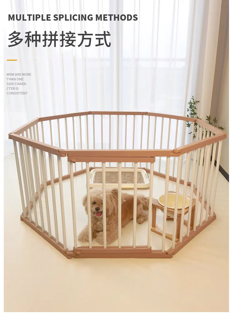Dog Cage Strong and Durable Smooth Dogs Pets Indoor Fence Anti-rust Dog Fences Creative Design Easy Install Pet Product Supplies