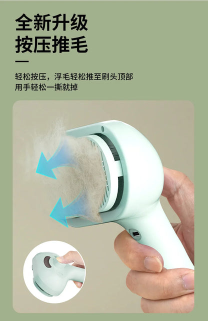 Dog Comb Pet Steam Massage Brush Safe Round Head Soft Teeth Spray Hair Removal Comb for Dog Universal for Cats Dogs Accessories