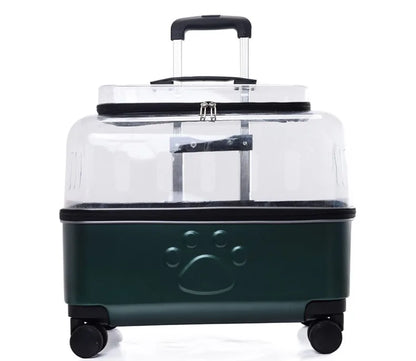 Portable Dog Strollers Carriers Travel Luxury Transparent Cats Strollers Cheap Outdoor Small Medium Suitcase Pets Supplies