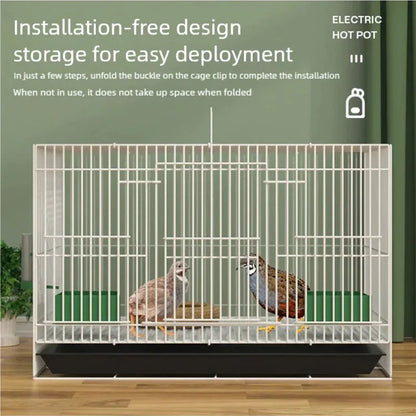 Rutin chicken specific cage, household large encrypted chick cage, small chicken cage, quail cage, Kor duck cage, breeding chick