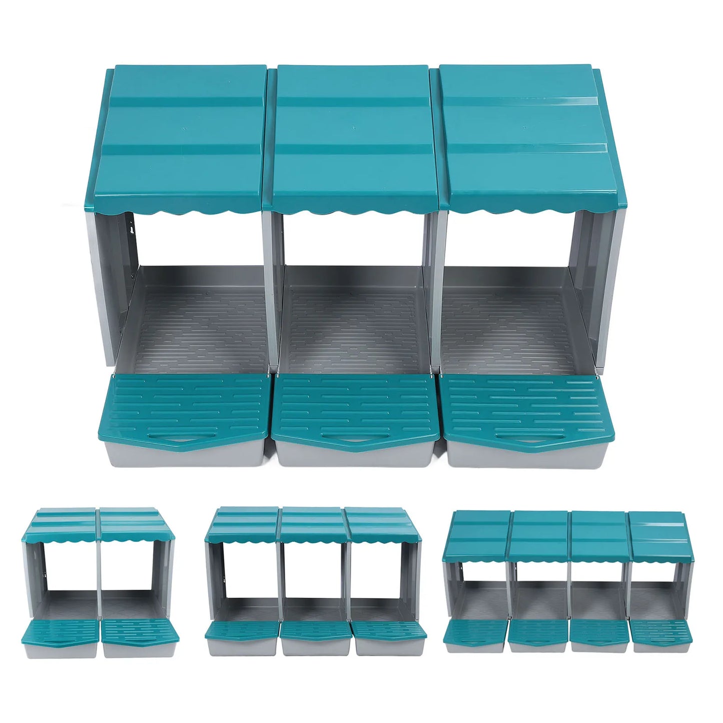 Chicken Nesting Box PP Chicken Egg Laying Box for Hens Ducks Poultry Comfortable Spacious Easy To Clean Chicken Egg Laying Box