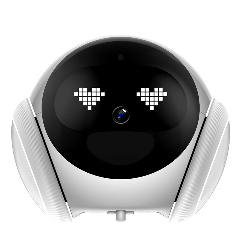 Famue Home Security Robot for Elderly & Kids – Auto Charging Smart Camera with IR Night Vision, Two-Way Audio and Full House