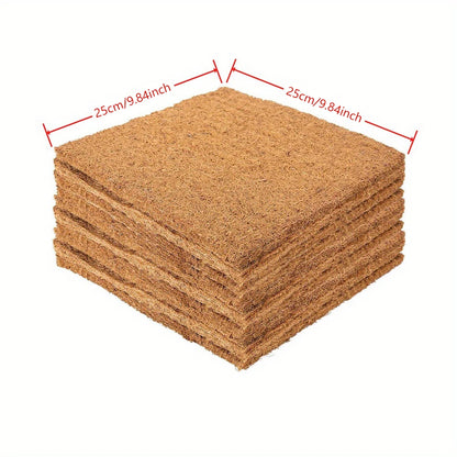 Chicken Coop Nest Eco-Friendly Coconut Coir & Palm Fiber Chicken Nesting Pads - Reusable Hens Bedding Mats for Egg Layinga