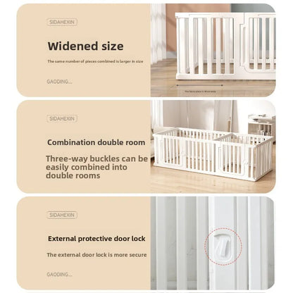 Pet Enclosure Fences Plastic 60CM Indoor Outdoor Small Dog Stable Multi-functional Pet Restriction Cage Supplies Accessories