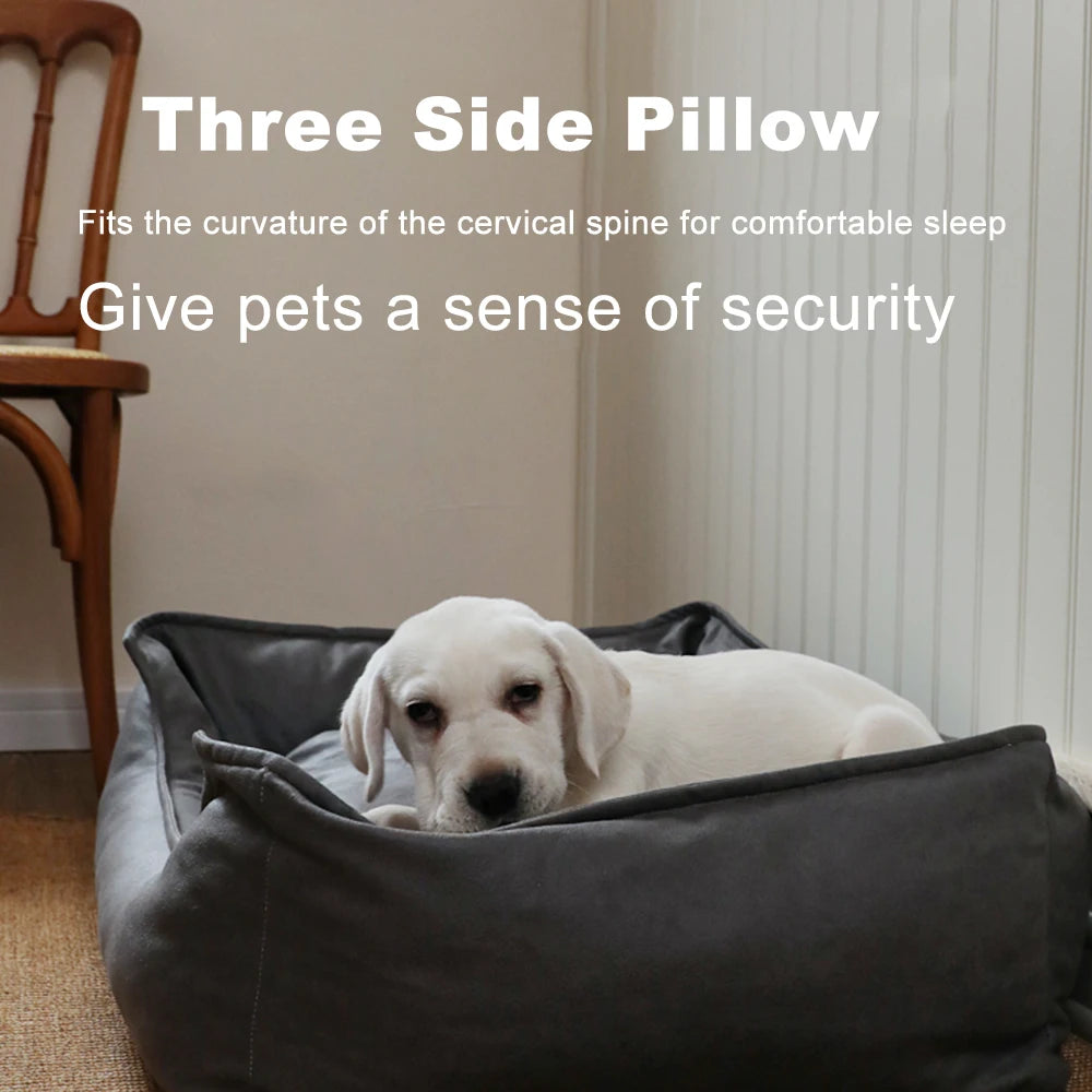 Imitation Leather Technology Waterproof Dog Bed Pet Sofa Cat Nest Supplies Dog Bed Spring Summer Sponge Removable and Washable