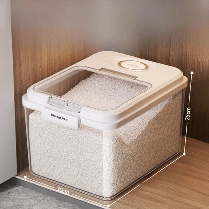 Large Capaci Sed Rice Storage Box Household Kitchen Storage Container for Rice And Flour Anti-Bug And Moisture Proof