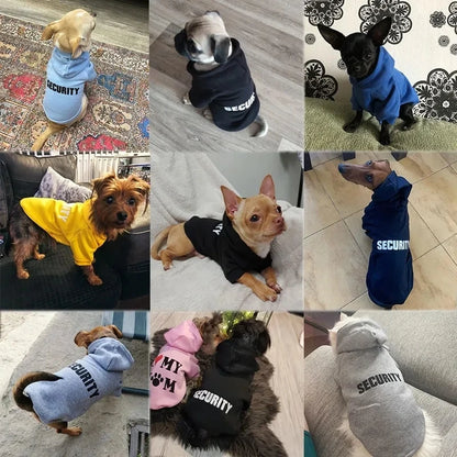 Pet Hoodies  Clothes For Small Dogs Puppy Jacket Sweatshirt Coat Labrador Costume Autumn Winter Keep Warm Pets Clothing Bulldog