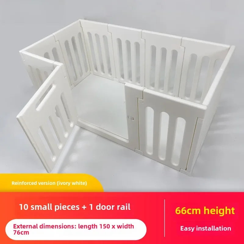 Open Top Small Dog Indoor Cage 66CM Away From Door Plastic Fence Eco-friendly Dog Cage Pet Animal Products Supplies Accessories