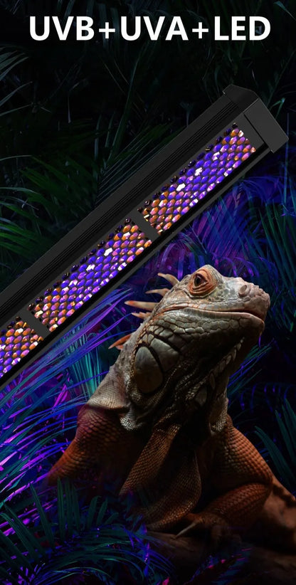 UVB Reptile Light UVA Sunbathing Back Adjustable Breeding Box Light Turtle Lizard Terrarium LED Lamp Reptile Pet Box Sun Lamp
